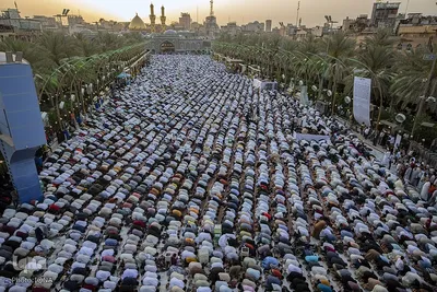 اقامه نماز عید سعید فطر در بین الحرمین