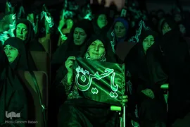  هزار نفری دختران بسیجی