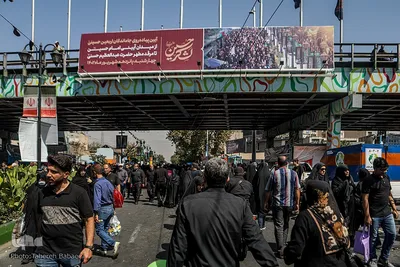 پیاده‌روی جاماندگان اربعین در تهران