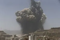 Saudi-Led Coalition Strikes Yemen's Capital