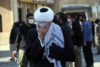 استقبال و تشییع چهار شهید گمنام در یزد‎
