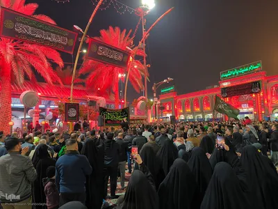 حال و هوای بین الحرمین در شام شهادت حضرت زینب(س)