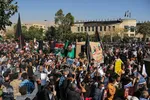 تشیع پیکر شهدای حادثه تروریستی شاهچراغ