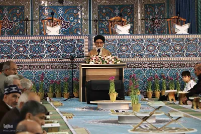 آیین جزء خوانی قرآن در مصلی امام خمینی تبریز‎