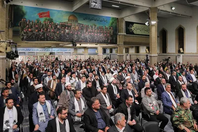 دیدار دست‌اندرکاران دومین کنگره ۲۴ هزار شهید استان خوزستان بار هبر معظم انقلاب