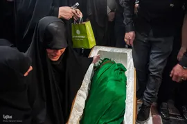 مراسم خاک سپاری خادم‌القرآن عبدالرسول عبایی
