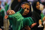 حسینیه ایران؛ سوگواره شیرخوارگان حسینی در حرم شاهچراغ