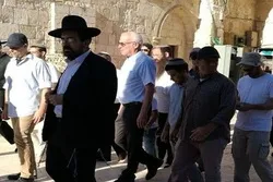 PA Slams Israeli Minister's Al-Aqsa Mosque Visit