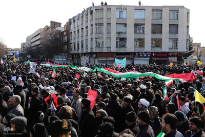 راهپیمایی 22 بهمن تبریز
