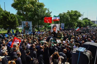 مراسم تشییع پیکر مطهر شهید اقتدار «محمود ملاجباری»