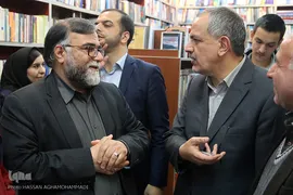  احمد مسجد جامعی، عضو شورای اسلامی شهر تهران و  سعید پور علی،  معاون فرهنگی جهاد دانشگاهی 