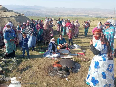 سفر یک روزه سردار عابدین خرم، فرمانده سپاه عاشورا و حضور بین عشایر ارسباران و آحاد مختلف مردم اهر