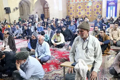 مراسم اعتکاف در مسجد ملااسماعیل یزد‎