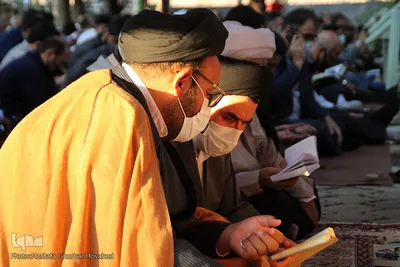 مراسم معنوی دعای عرفه در اهر