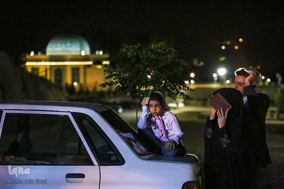 احیای شب نوزدهم رمضان در خودرو