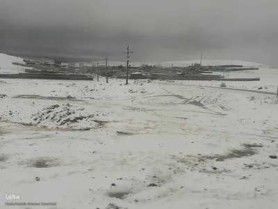 بارش برف در ارتفاعات اهر