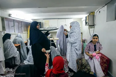 لحظه افطار در مساجد 