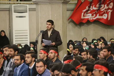 دیدار دانش‌آموزان و دانشجویان با رهبر انقلاب