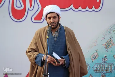 تجمع بزرگ منتظران ظهور هم‌زمان با شب نیمه‌شعبان در ملایر
