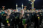 آیین خطبه‌خوانی در شب شهادت امام رضا(ع)؛ حرم رضوی غرق در دلدادگی