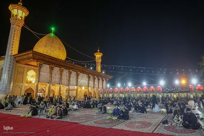 اولین شب قدر در حرم مطهر حضرت شاهچراغ(ع)