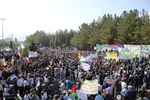 راهپیمایی ۱۳ آبان در بیرجند