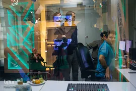 بازدید علی‌اکبر صالحی، معاون رئیس‌جمهور و رئیس سازمان انرژی اتمی کشور از ایکنا