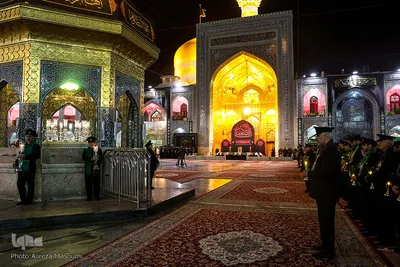 مراسم خطبه‌خوانی شب شهادت امام رضا(ع) در حرم مطهر رضوی