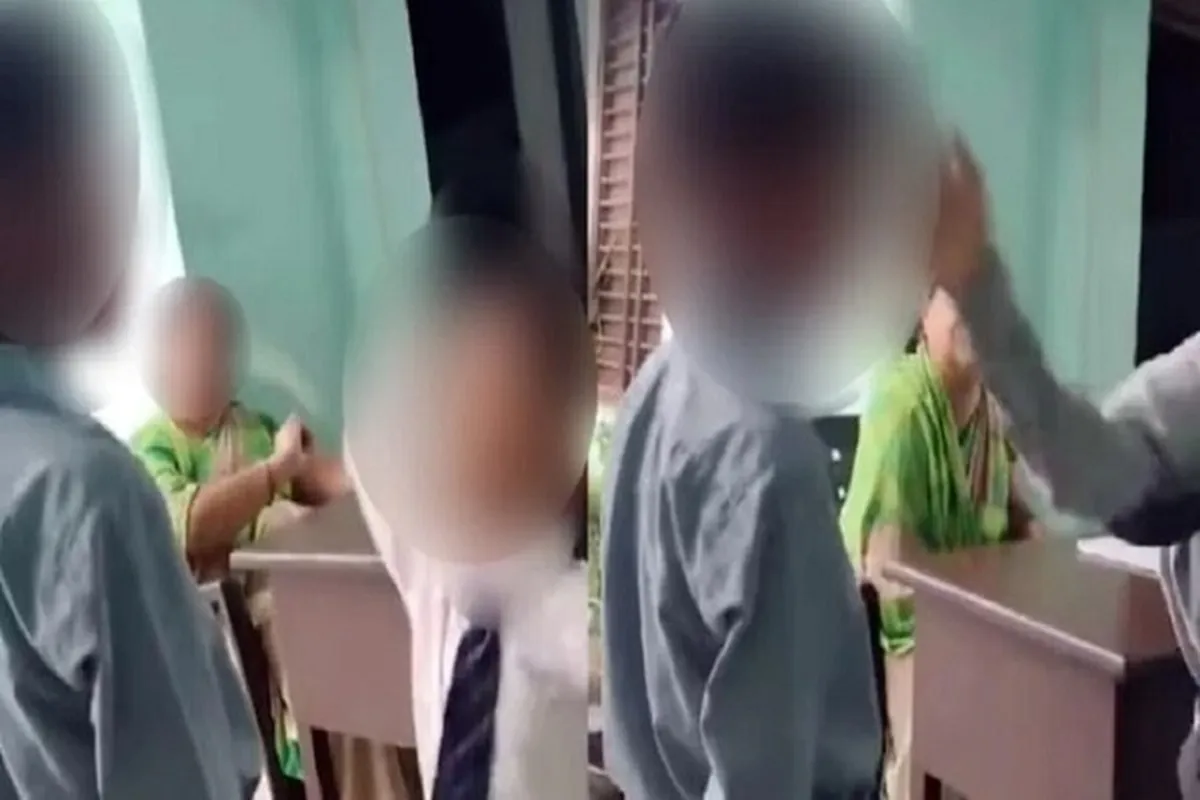 भारतीय मुस्लिम छात्र को सहपाठियों ने थप्पड़ मारा + वीडियो