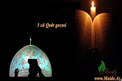 Üçüncü Qədr gecəsinin məxsus əməlləri