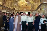 ادای احترام فراجا فارس به مقام حضرت شاهچراغ(ع)