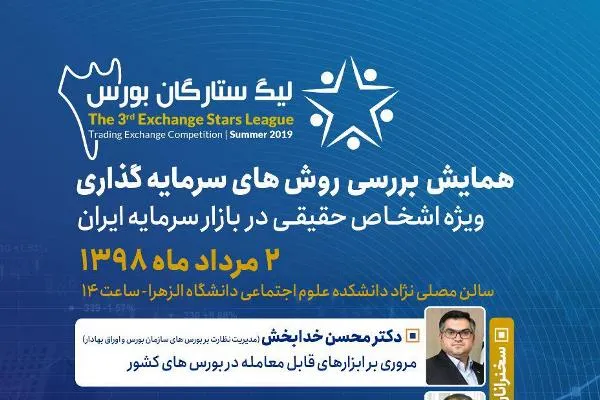 همایش «بررسی روش‌های سرمایه‌گذاری» برگزار می‌شود