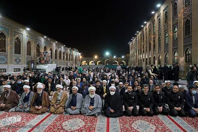 آیین بازگشایی صحن انقلاب اسلامی حرم مطهر امام رضا علیه‌السلام