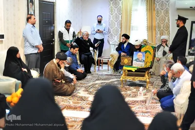 دیدار خدام رضوی با خانواده شهید مدافع حرم حسونی‌زاده