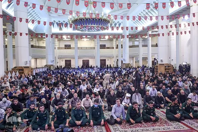 مراسم سوگواری شهادت حضرت رقیه(س) و گرامی‌داشت هفتمین روز شهادت شهدای حرم حضرت احمدبن موسی(ع) در شیراز
