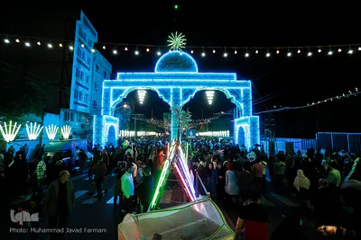 آذین‎بندی و جشن شب نیمه شعبان
