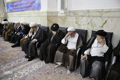 مجلس ترحیم آیت الله فیاض و گرامیداشت شهدای جنگ ۱۲ روزه در حرم بانوی کرامت
