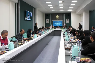 نشست خبری رمضانی دبیر کل نهاد کتابخانه‌های عمومی کشور در یزد‎‎