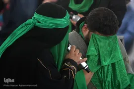 تعزیه در سبزه میدان بازار تهران