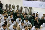 دیدار جمعی از سربازان سپاه انصارالرضا(ع) خراسان جنوبی با آیت‌الله عبادی