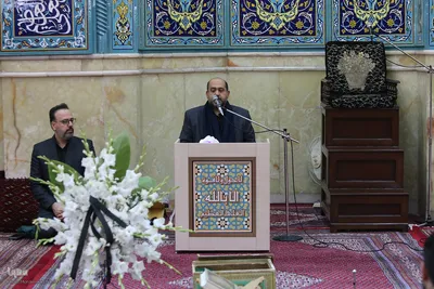 مراسم ترحیم مرحوم یعقوب منصوری پدر کریم منصوری قاری ممتاز و بین المللی کشور