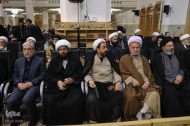 بزرگداشت چهلمین روز شهادت رهبر شهید در حرم حضرت معصومه (س)