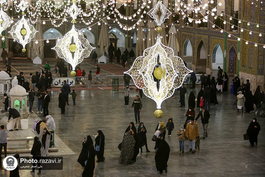 Pilgrims in Mashhad Celebrate birth Anniversary of Imam Ali (AS)