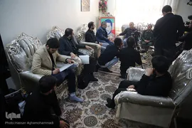 دیدار نمایندگان جامعه قرآنی با خانواده شهید قرآنی «احمد شعبانی ورکی»