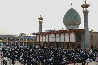 مراسم قرائت دعای پرفیض عرفه در حرم مطهر حضرت شاهچراغ(ع) شیراز