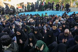 مراسم تشیع پیکر شهید سپهبد حاج قاسم سلیمانی در دانشگاه تهران