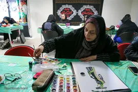 مسابقه زنده طراحی لباس عاشورايی