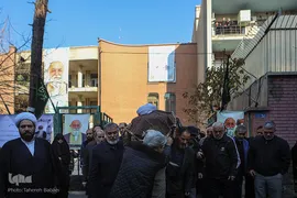 تشییع پیکر آیت‌الله حاج شیخ علی اسلامی قرائتی