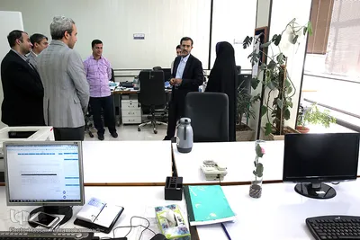 بازدید دکتر علی منتظری، ريیس اسبق جهاد دانشگاهی از ایکنا