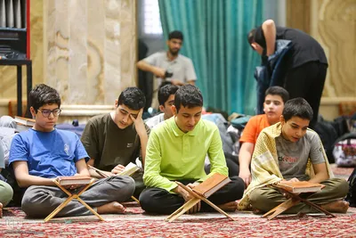 مراسم اعتکاف در مسجد جامع امام صادق (ع)